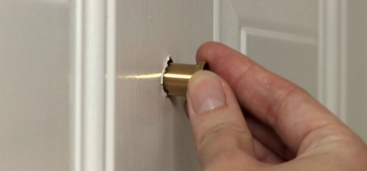 peephole door repair in Reedley